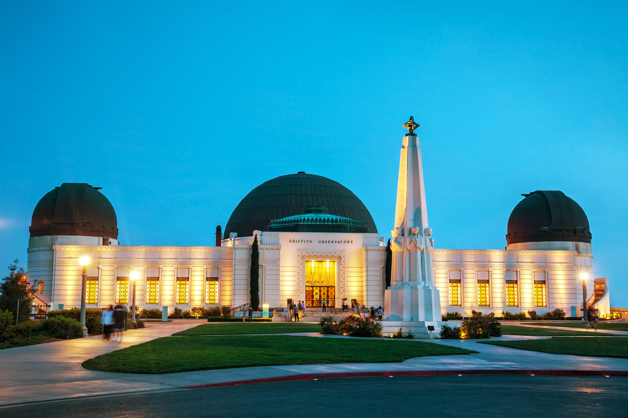 An observatory building in the Los Angeles