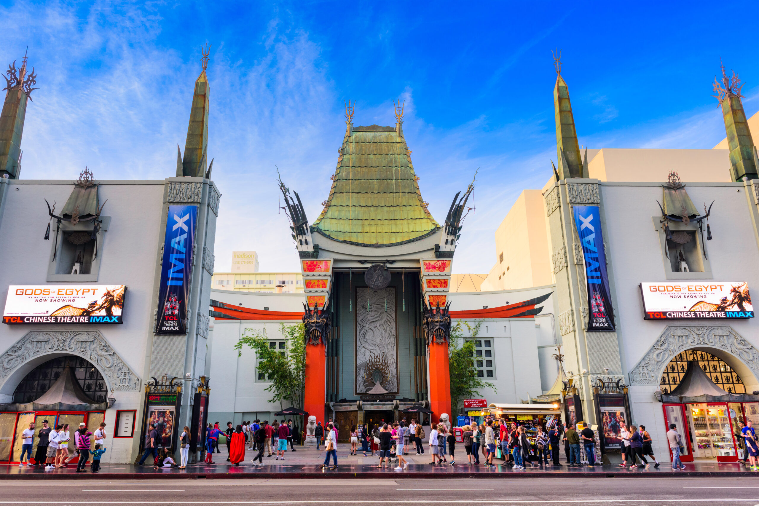 A movie theater in the city of Los Angeles