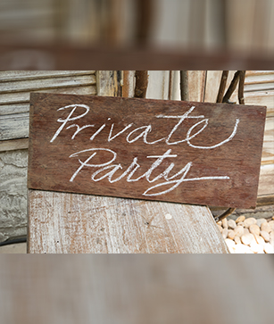 Private events and parties