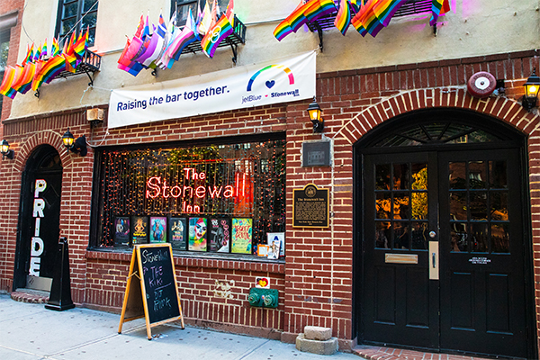 The Stonewall Inn bar in the city of New York