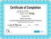 Martine Dominique Miami Certificate